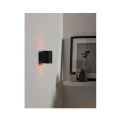 Lucide XERA - Wandlamp - Ø 8 cm - 1xG9 - Zwart