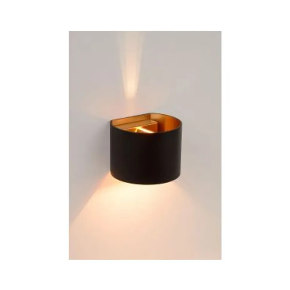 Lucide XIO - Wandlamp - LED Dimb. - G9 - 1x4W 2700K - Zwart