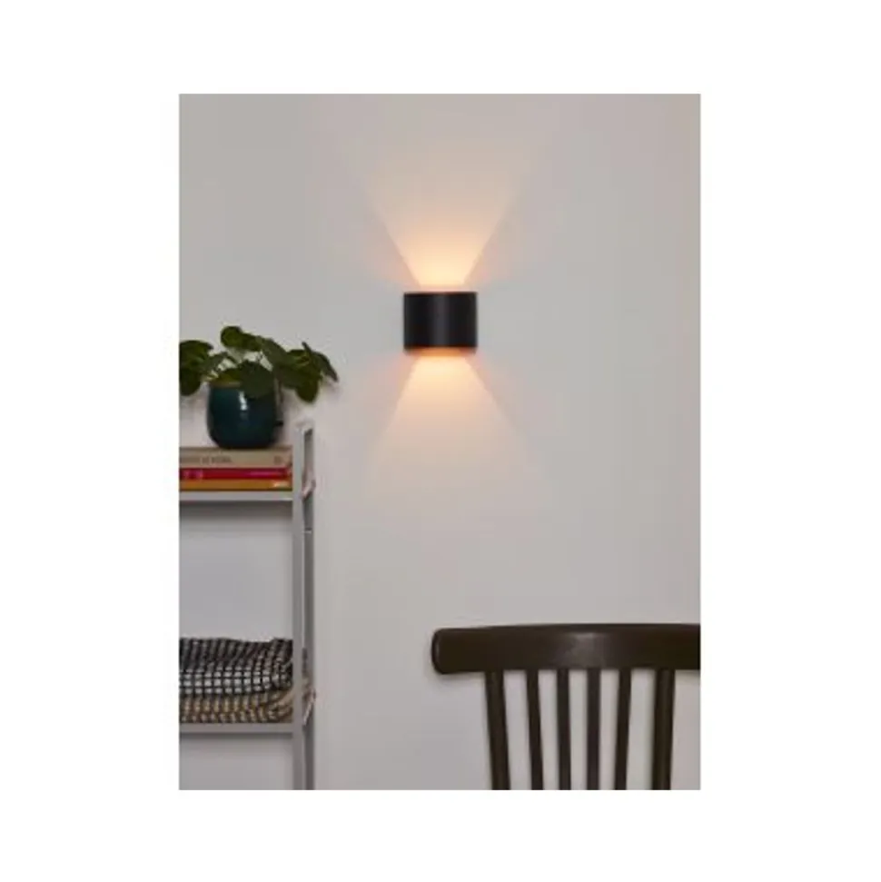 Lucide XIO - Wandlamp - LED Dimb. - G9 - 1x4W 2700K - Zwart