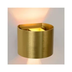 Lucide XIO Wandlicht Rond G9/3.5W 350LM 2700K Mat gou