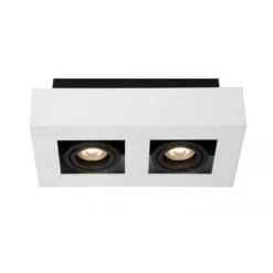 Lucide XIRAX Plafondlicht 2xGU10/5W DTW 3000K Wit