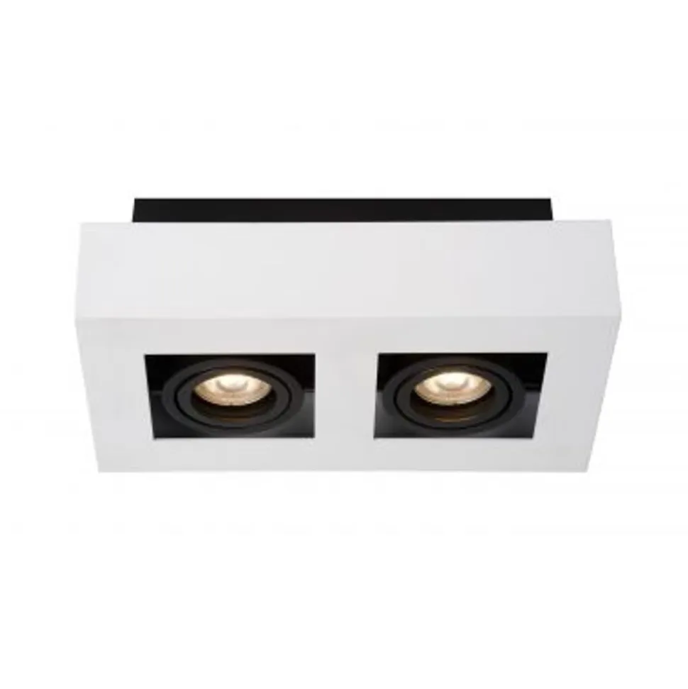 Lucide XIRAX Plafondlicht 2xGU10/5W DTW 3000K Wit