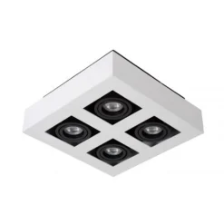 Lucide XIRAX Plafondlicht 4xGU10/5W LED DTW Wit
