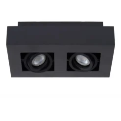 Lucide XIRAX Plafondlicht 2xGU10/5W DTW 3000K Zwart