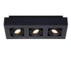 Lucide XIRAX Plafondlicht 3xGU10/5W LED DTW Zwart