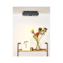 Lucide XIRAX Plafondlicht 3xGU10/5W LED DTW Zwart