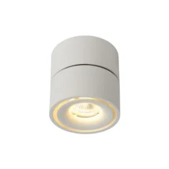 Lucide YUMIKO - Plafondspot - Ø 7,8 cm - LED Dimb. - 1x10W 2700K - Wit Lucide