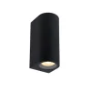 Lucide ZARO - Wandspot Buiten - 2xGU10 - IP44 - Zwart