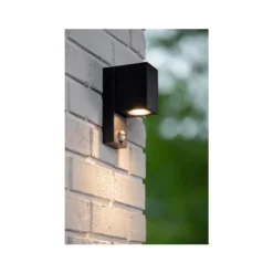 Lucide ZARO IR Wandspot Buiten-Zwart-1xGU10-7W-IP65