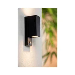 Lucide ZARO IR Wandspot Buiten-Zwart-2xGU10-7W-IP65