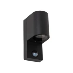Lucide ZARO IR Wandspot Buiten-Zwart-1xGU10-7W-IP65