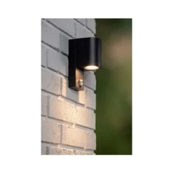 Lucide ZARO IR Wandspot Buiten-Zwart-1xGU10-7W-IP65