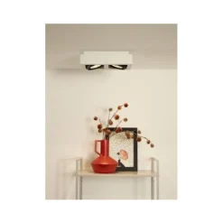 Lucide ZEFIX Plafondspot 2x Gu10/12W DTW Wit