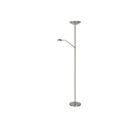 Lucide ZENITH - Leeslamp - Ø 25,4 cm - LED Dimb. - 3000K - Mat chroom Lucide