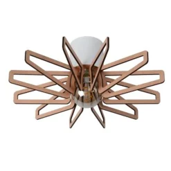 Lucide ZIDANE - Plafonnière - Ø 45 cm - 1xE27 - Wit