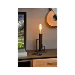 Lucide ZILDA - Tafellamp - 1xE27 - Zwart Lucide