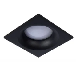 Lucide ZIVA Inbouwspot Vierkant GU10/5W IP44 Ø8.5cm Zwa