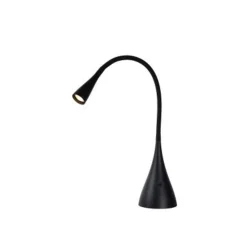 Lucide ZOZY - Bureaulamp - LED Dimb. - 1x3W 3000K - 3 StepDim - Zwart