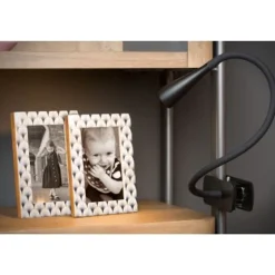 Lucide ZOZY - Klemlamp - LED Dimb. - 1x3W 3000K - 3 StepDim - Zwart