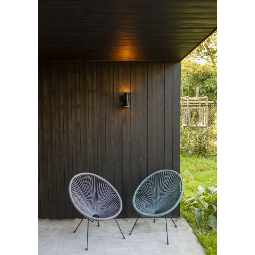 Lutec BRUND Wandlamp Mat Zwart GU10 30W