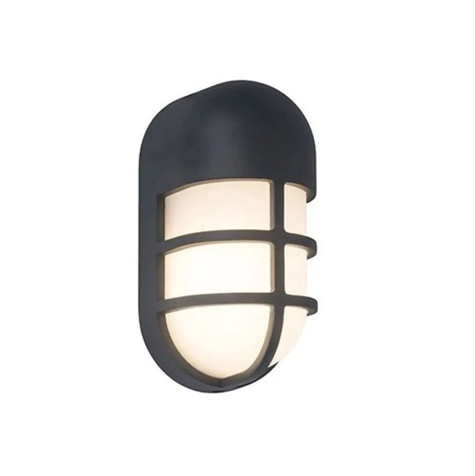 Lutec BULLO Wand / Plafondlamp Donkergrijs LED 14,5W