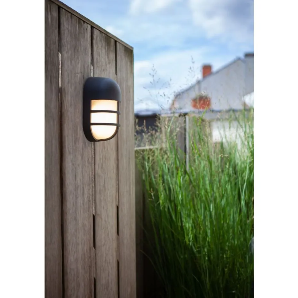 Lutec BULLO Wand / Plafondlamp Donkergrijs LED 14,5W