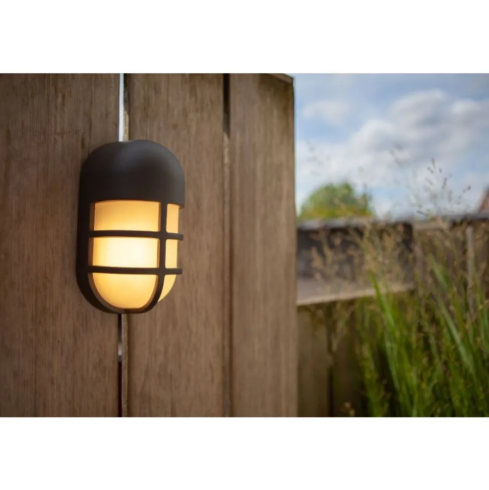 Lutec BULLO Wand / Plafondlamp Donkergrijs LED 14,5W