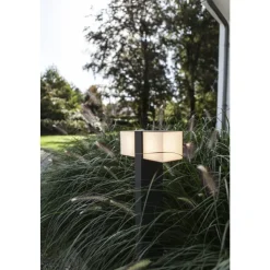 Lutec CUBA Tuinpaal 2 licht Donkergrijs LED 24,4W