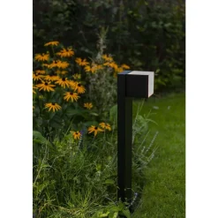 Lutec CUBA Tuinpaal Mat zwart LED 12,2W