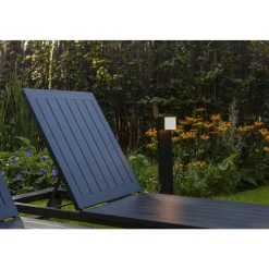 Lutec CUBA Tuinpaal Mat zwart LED 12,2W