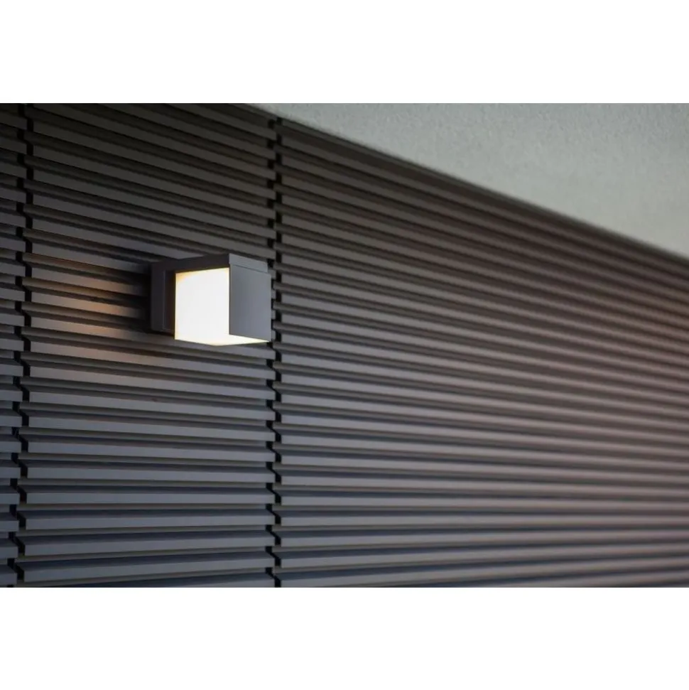 Lutec CUBA Wandlamp Mat zwart LED 12,2W