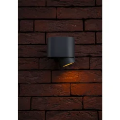 Lutec CYPRES Wandlamp Donkergrijs  GU10 Max.7W