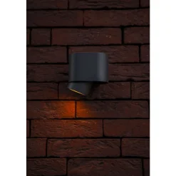 Lutec CYPRES Wandlamp Donkergrijs  GU10 Max.7W