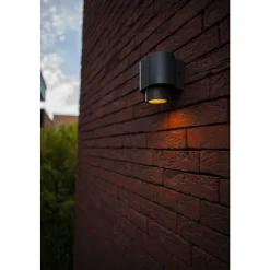 Lutec CYPRES Wandlamp Donkergrijs  GU10 Max.7W