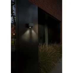 Lutec CYPRES Wandlamp Donkergrijs  GU10 2*Max.7W