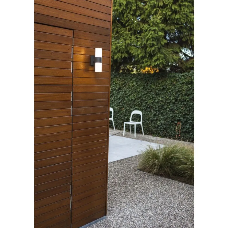 Lutec CYRA Wandlamp Donkergrijs LED 16,1W