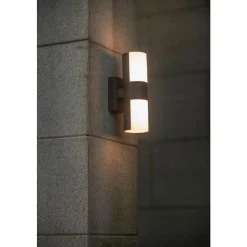 Lutec CYRA Wandlamp Donkergrijs LED 16,1W