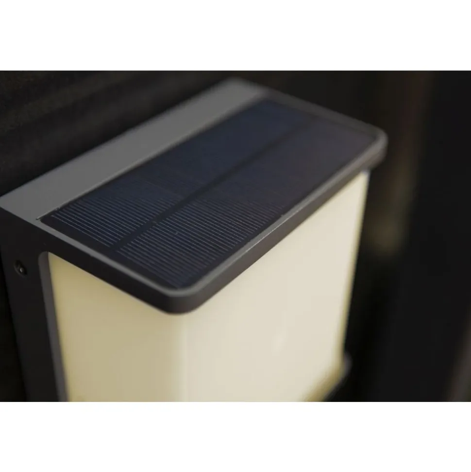 Lutec DOBLO Solar Lamp Antraciet LED 12W