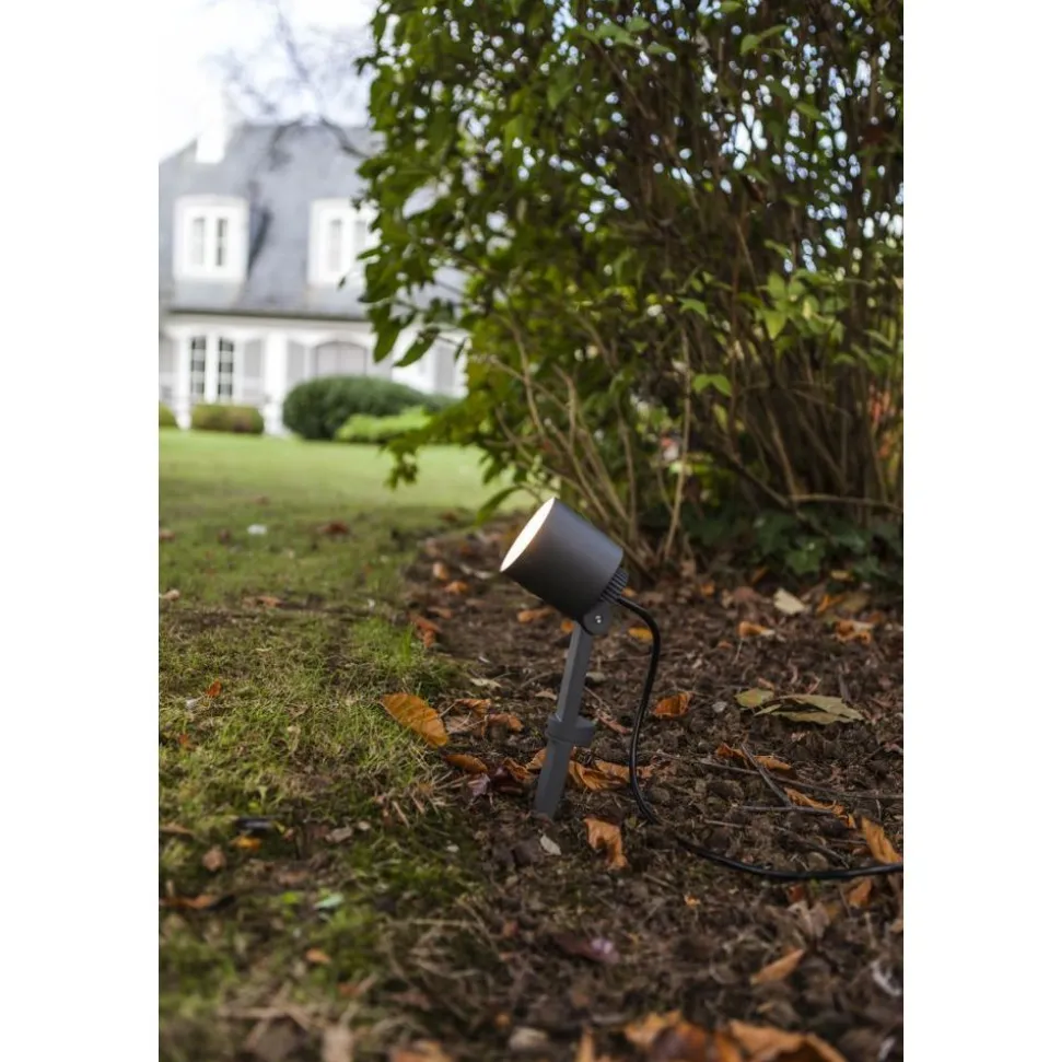 Lutec EXPLORER Prikspot Donkergrijs LED 5W