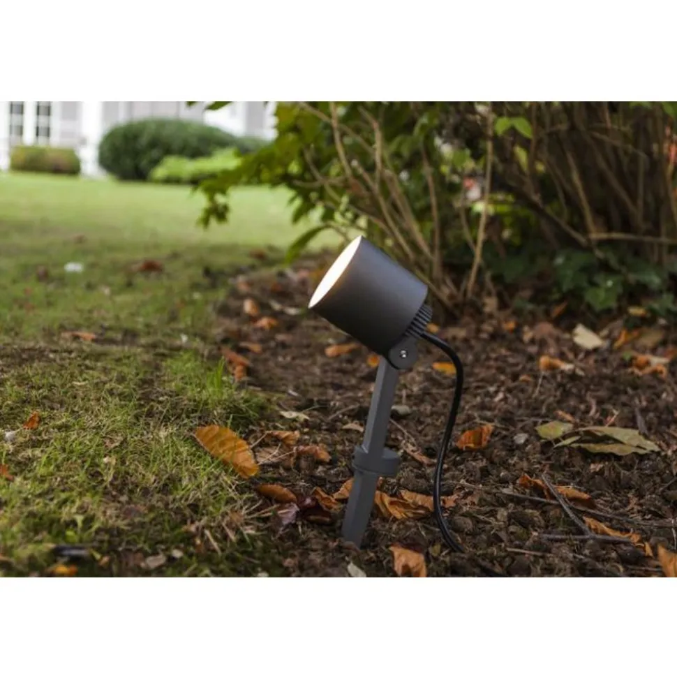 Lutec EXPLORER Prikspot Donkergrijs LED 5W