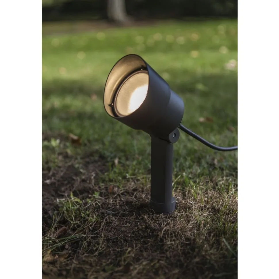Lutec EXPLORER Prikspot Donkergrijs LED 5W