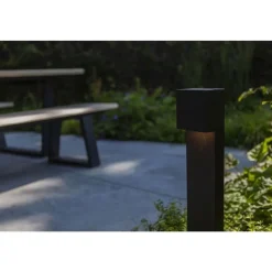 Lutec GEMINI Tuinpaal Mat zwart LED 9,5W