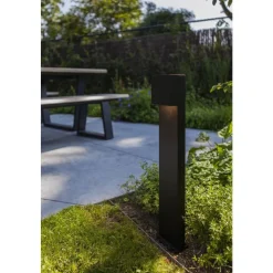 Lutec GEMINI Tuinpaal Mat zwart LED 9,5W