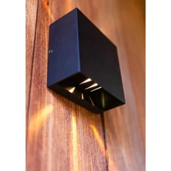 Lutec GEMINI Wandlamp Donkergrijs LED 10W