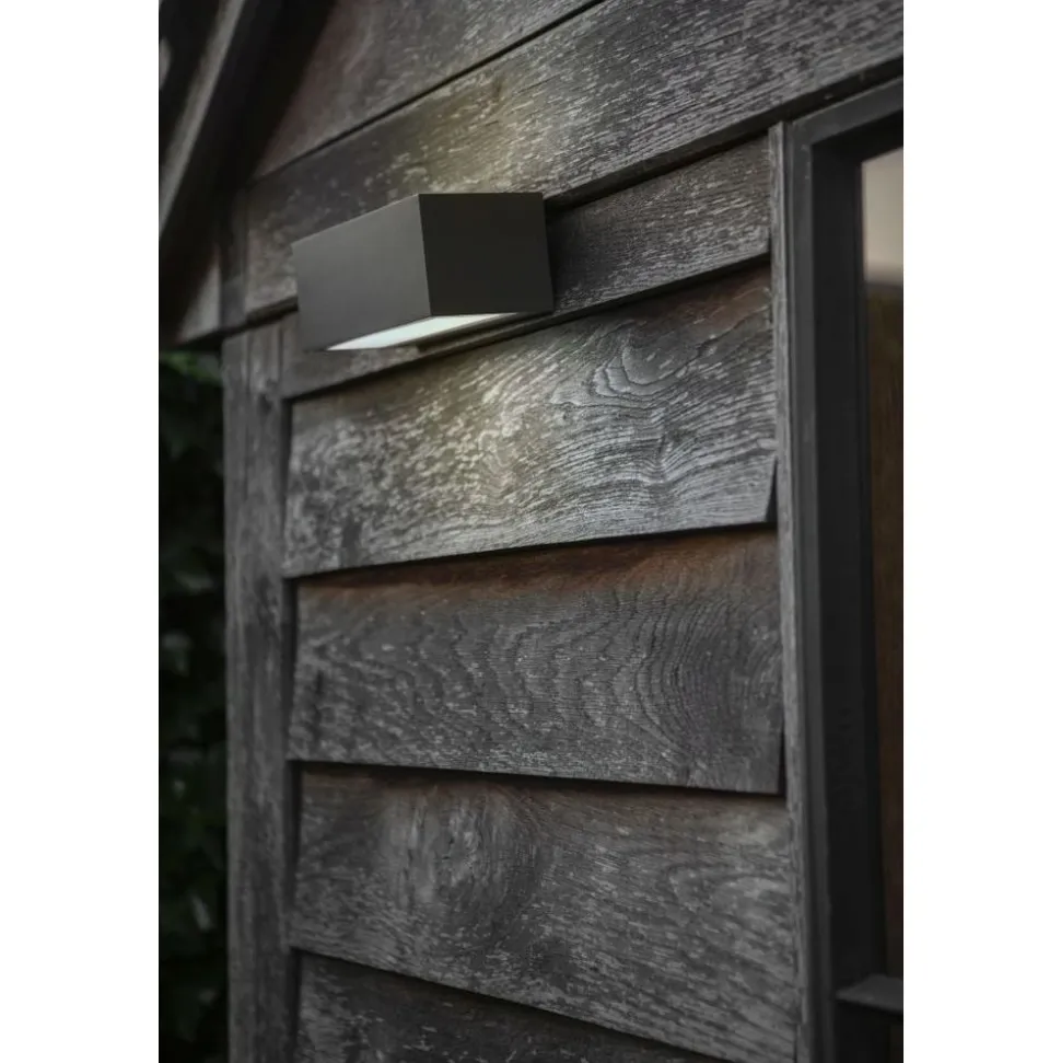 Lutec GEMINI Wandlamp Donkergrijs LED 10,5W