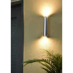 Lutec LEO Wandlamp Grijs LED 14,5W