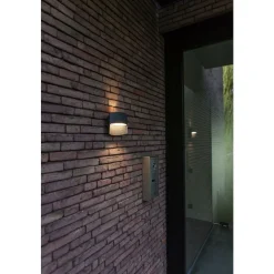 Lutec LOTUS Wandlamp Donkergrijs LED 11W