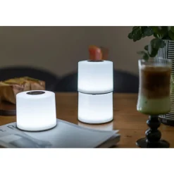 Lutec NOMA Tafellamp Wit LED 4,6W