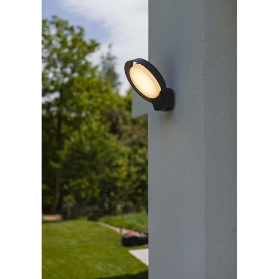 Lutec POLO Wandlamp Donkergrijs LED 15W