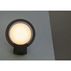 Lutec POLO Wandlamp Donkergrijs LED 15W